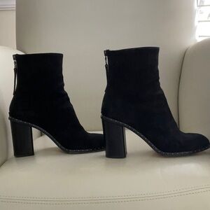 Rag & Bone studded Willis boots. Black suede. Size size 37 1/2.